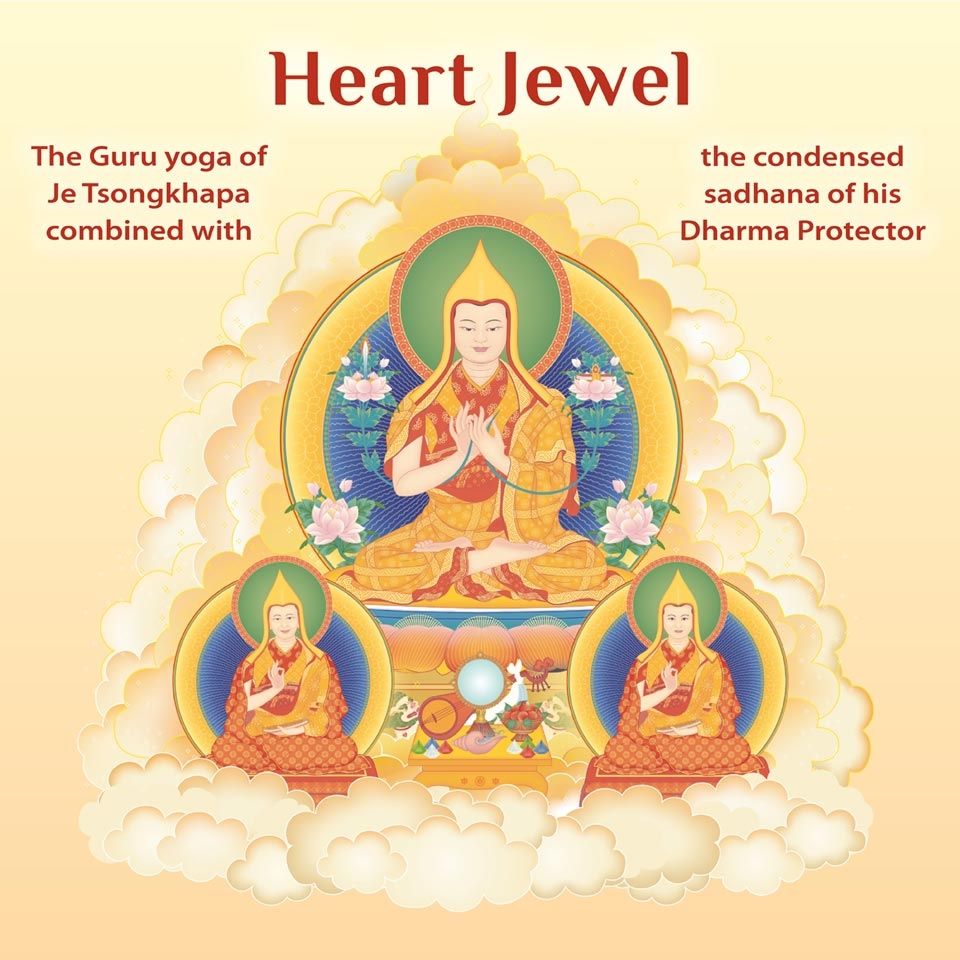 Heart Jewel with silent meditation