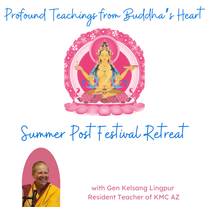 Post-Festival Retreat with Gen Kelsang Lingpur