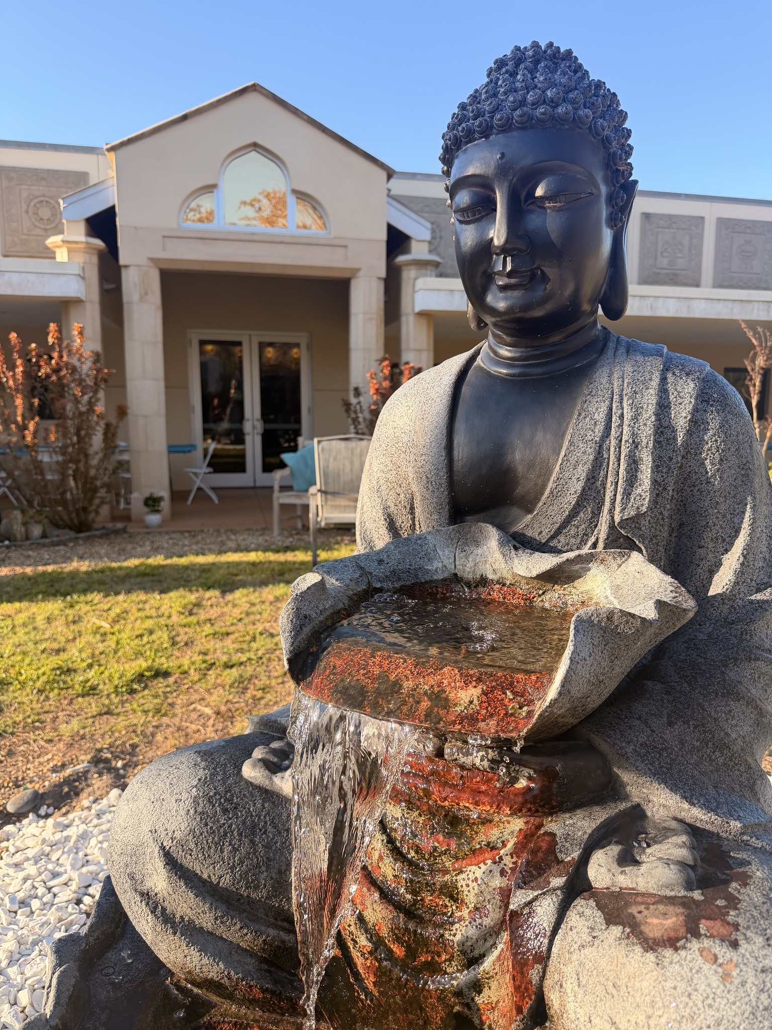 Buddha in garden