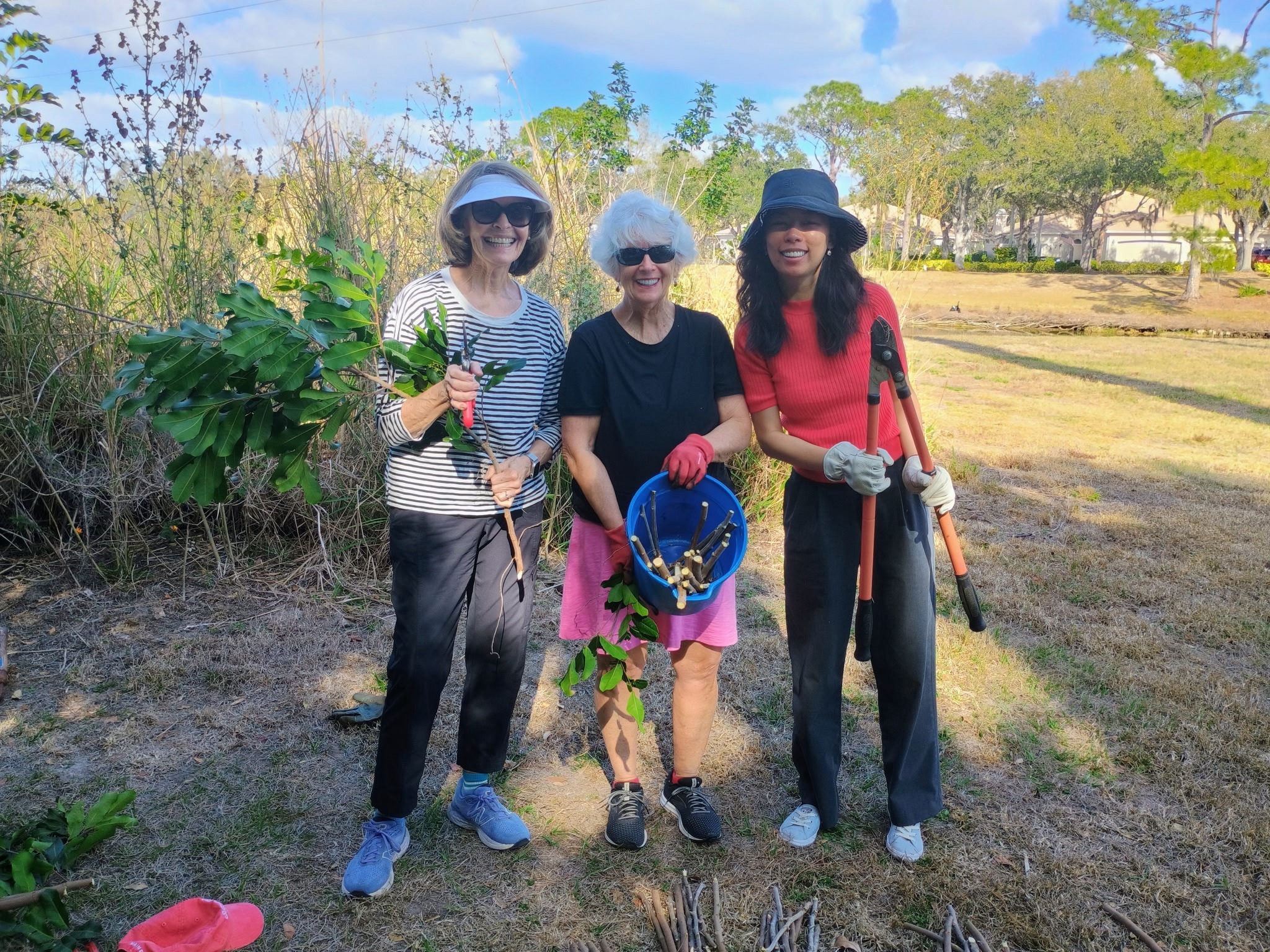 Volunteering in garden